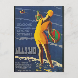 Alassio, Italien Postkarte