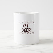 Alastor Oh Deer Creative Art Design Jumbo-Tasse (Vorderseite)