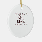 Alastor Oh Deer Creative Art Design Keramik Ornament (Rechts)