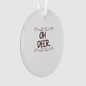 Alastor Oh Deer Creative Art Design Ornament (Vorderseite)