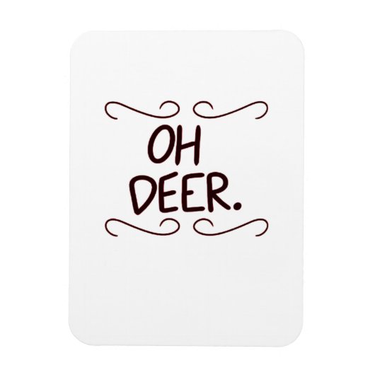 Alastor Oh Deer Kreative Kunstgestaltung Magnet (Vertikal)