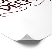 Alastor Oh Deer Kreative Kunstgestaltung Poster (Ecke)
