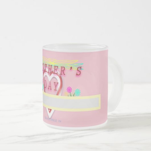 ALAVANTPROZ Muttertag Mattierte Tasse aus Glas (VorderseiteRechts)