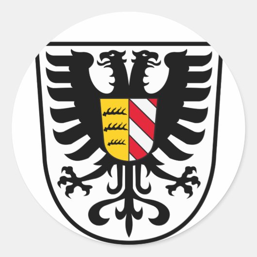 Alb-Donau-Kreis Runder Aufkleber (Vorderseite)