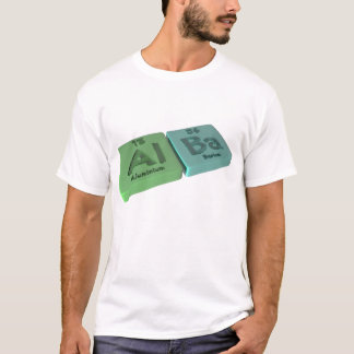Alba als Aluminiumal-und Barium-Ba T-Shirt