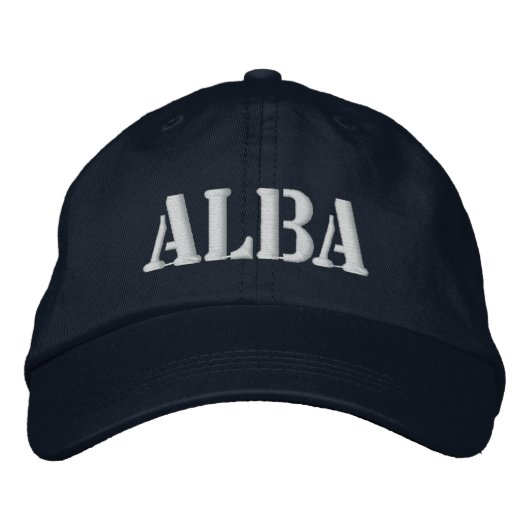 ALBA Cap Bestickte Kappe (Vorderseite)