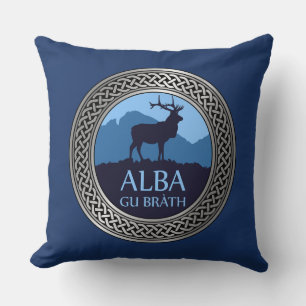 Alba Gu Brath Knot Throw Pillow Kissen