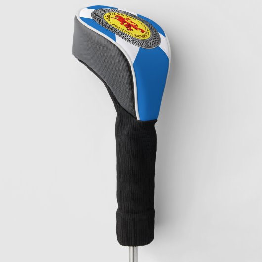 Alba Gu Brath Lion Rampant Knot Golf Headcover (angewinkelt)