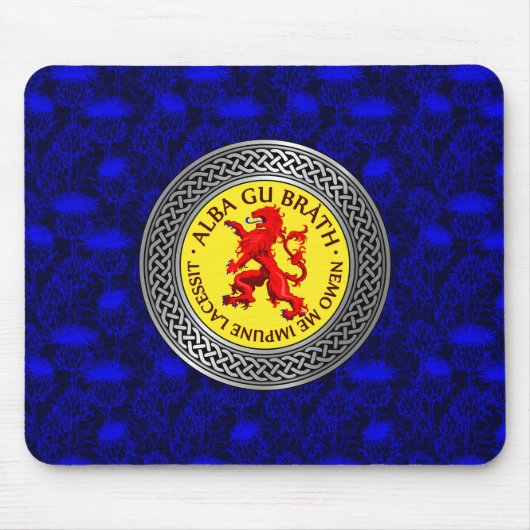 Alba Gu Brath Lion Rampant Knot Mousepad (Vorne)