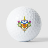 Alba Gu Bràth Scottish Heritage Wappen Inspiriert Golfball (Vorderseite)