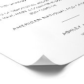 ALBA - Klassisch und elegant anstelle eines Favori Poster (Ecke)