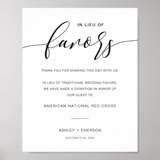 ALBA - Klassisch und elegant anstelle eines Favori Poster (Vorne)