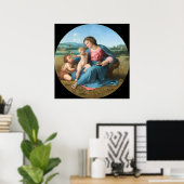 Alba Madonna - Raphael Fine Art Poster (Heimbüro)