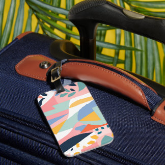 Alba Pastel Luggage Label Gepäckanhänger