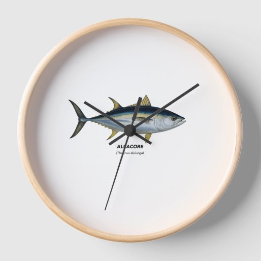 Albacore - Marine Life of California Clock Uhr (Vorderseite)