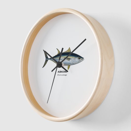 Albacore - Marine Life of California Clock Uhr (Winkel)