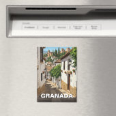 Albaicin Granada Spanien Reise Magnet (In Situ (Geschirrspüler))