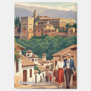 Albaicín Granada Spanien Reise Magnet