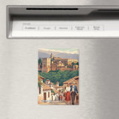 Albaicín Granada Spanien Reise Magnet (In Situ (Geschirrspüler))