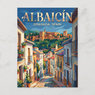 Albaicín Spanien Postkarte