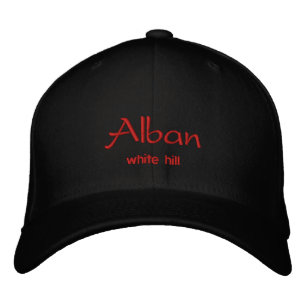 Alban Name Cap / Hat Bestickte Kappe