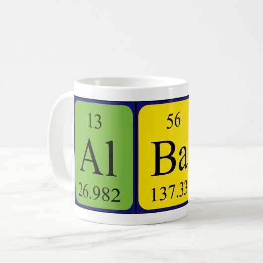 Albana Periodenname Tasse (Vorderseite Links)