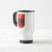 Albanemblem Reisebecher (Vorderseite Links)