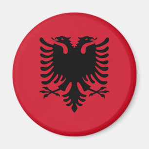 Albaner-Eagle-Magnet-Rot Magnet