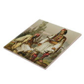 Albaner, Söldner in der Osmanearmee, Kneipe. b Fliese (Seite)