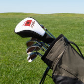 Albania Albanian Flag Red Personalized Golf Headcover (In SItu)