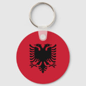 Albania - Albanian Flag Schlüsselanhänger (Vorderseite)