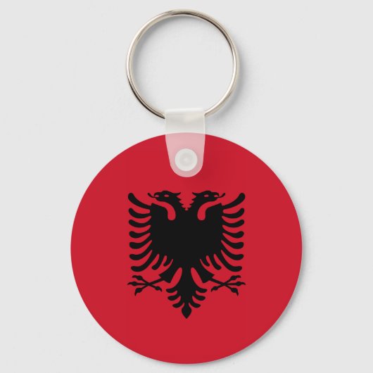 Albania - Albanian Flag Schlüsselanhänger (Vorderseite)