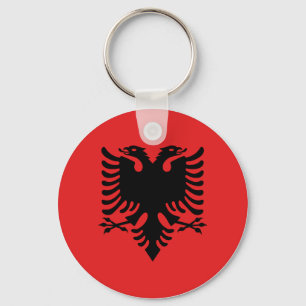 Albania (Albanian) Flag Schlüsselanhänger