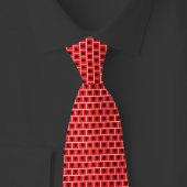 Albania Flag Brick Pattern Krawatte