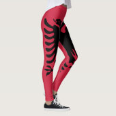 Albania Flag Emblem Leggings (Rechts)