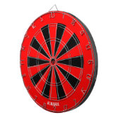 Albania Flag Patriot's Bullseye Dartscheibe (Vorderseite rechts)