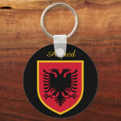Albania Flag Schlüsselanhänger (Vorderseite)