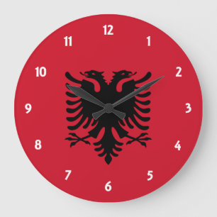 Albania Große Wanduhr
