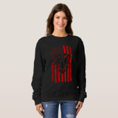 Albanian American Flag Albania America Pride Herit Sweatshirt (Vorne ganz)