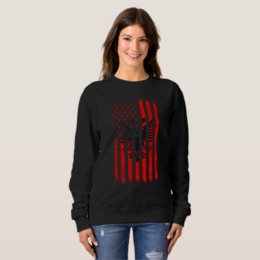 Albanian American Flag Albania America Pride Herit Sweatshirt (Vorne ganz)