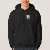 Albanian Eagle Shqiponja Kosovo Albanian 3 Hoodie (Vorderseite)