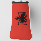 Albanian flag golf headcover (Rotieren 90)