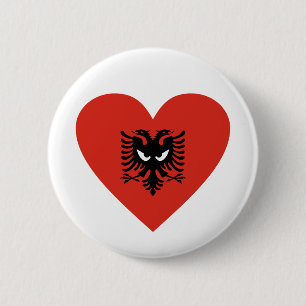 Albanian Heart - For real Albanians! Button