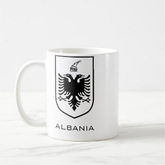 Albanian National Coat of Arms Heritage Ink Kaffeetasse