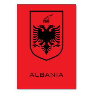 Albanian National Coat of Arms Heritage Ink Tischnummer