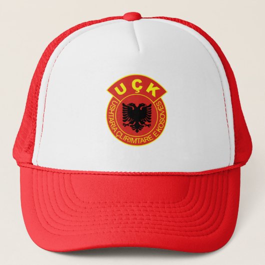 Albanian UCK Hat Truckerkappe (Vorderseite)