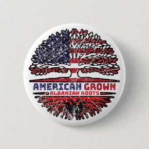 Albanien Albanien USA USA Vereinigte Staaten Button