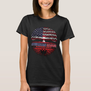 Albanien Albanien USA USA Vereinigte Staaten T-Shirt