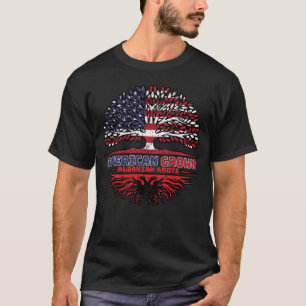 Albanien Albanien USA USA Vereinigte Staaten T-Shirt