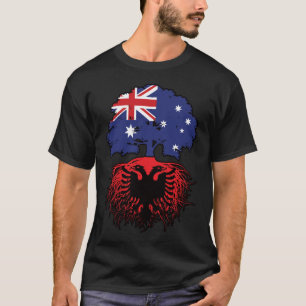 Albanien Albanisch Australische Australische Tree T-Shirt